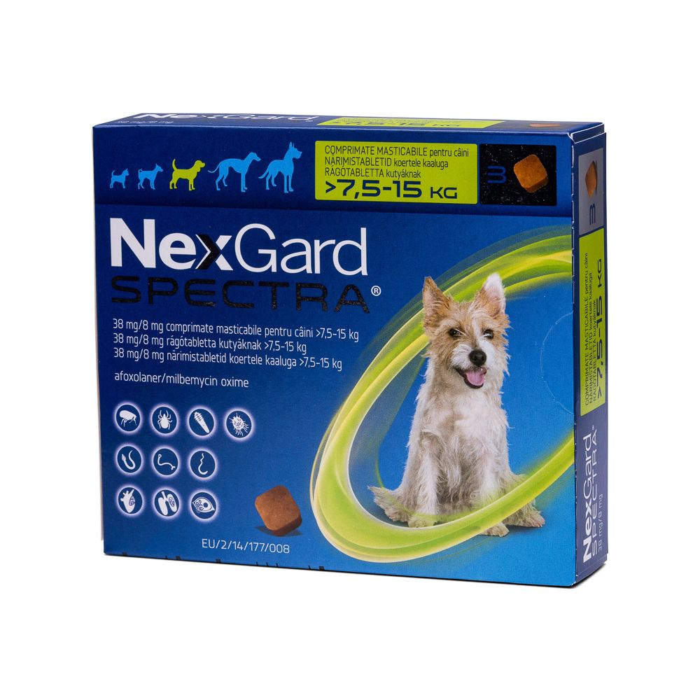 Nexgard Spectra M 7.5-15kg 3tb