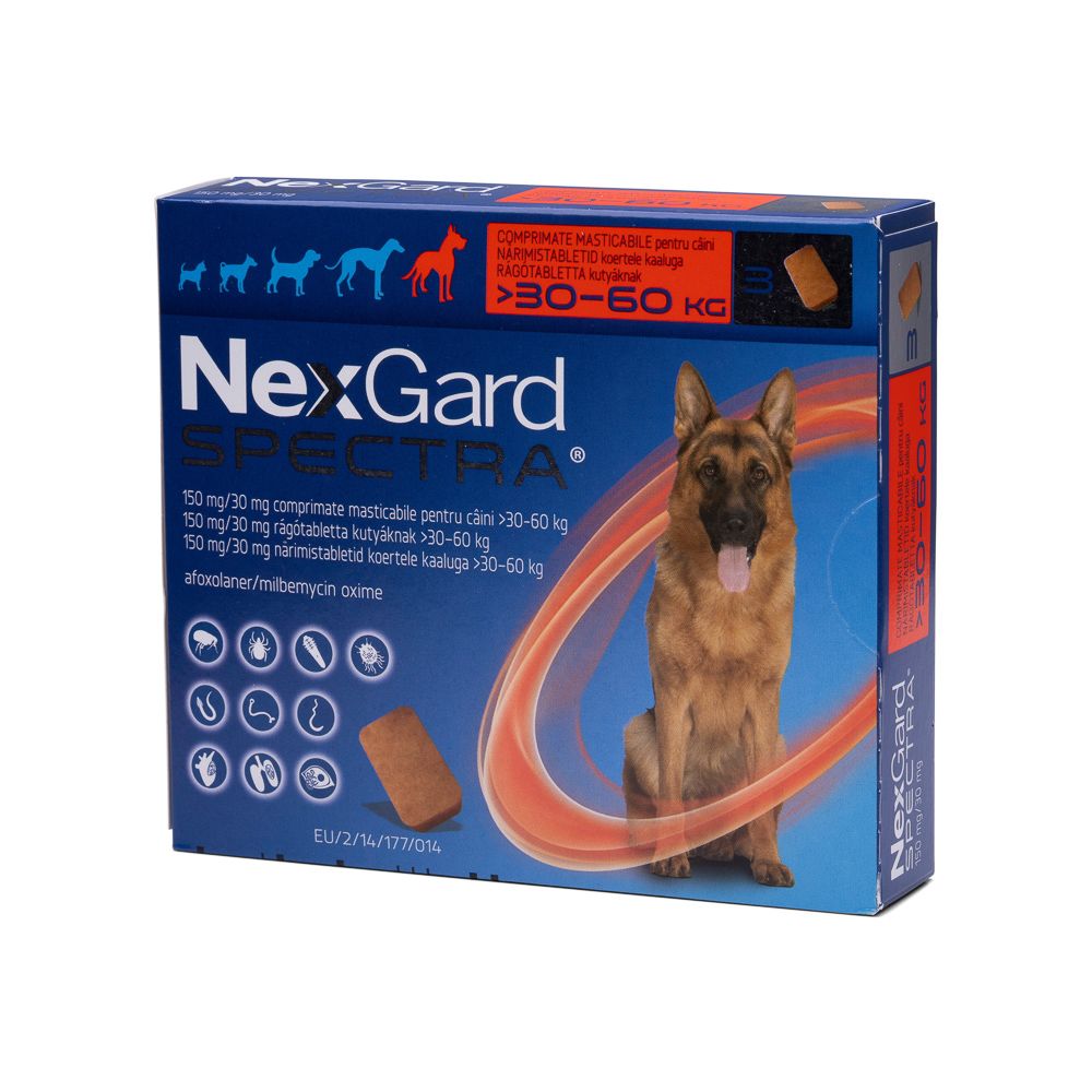 Nexgard Spectra XL 30-60kg 3tb