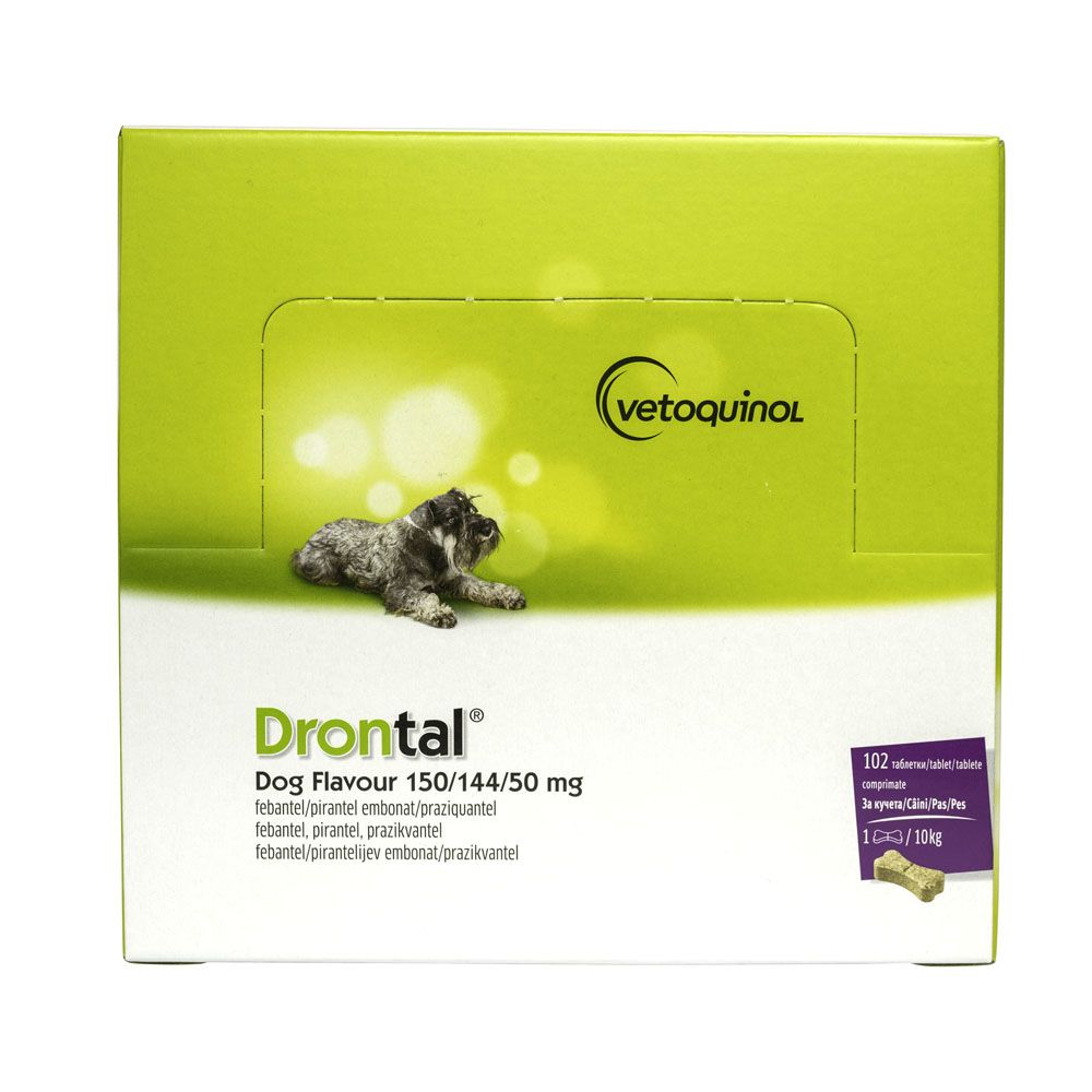 Drontal dog flavour 6tb 17 blistere
