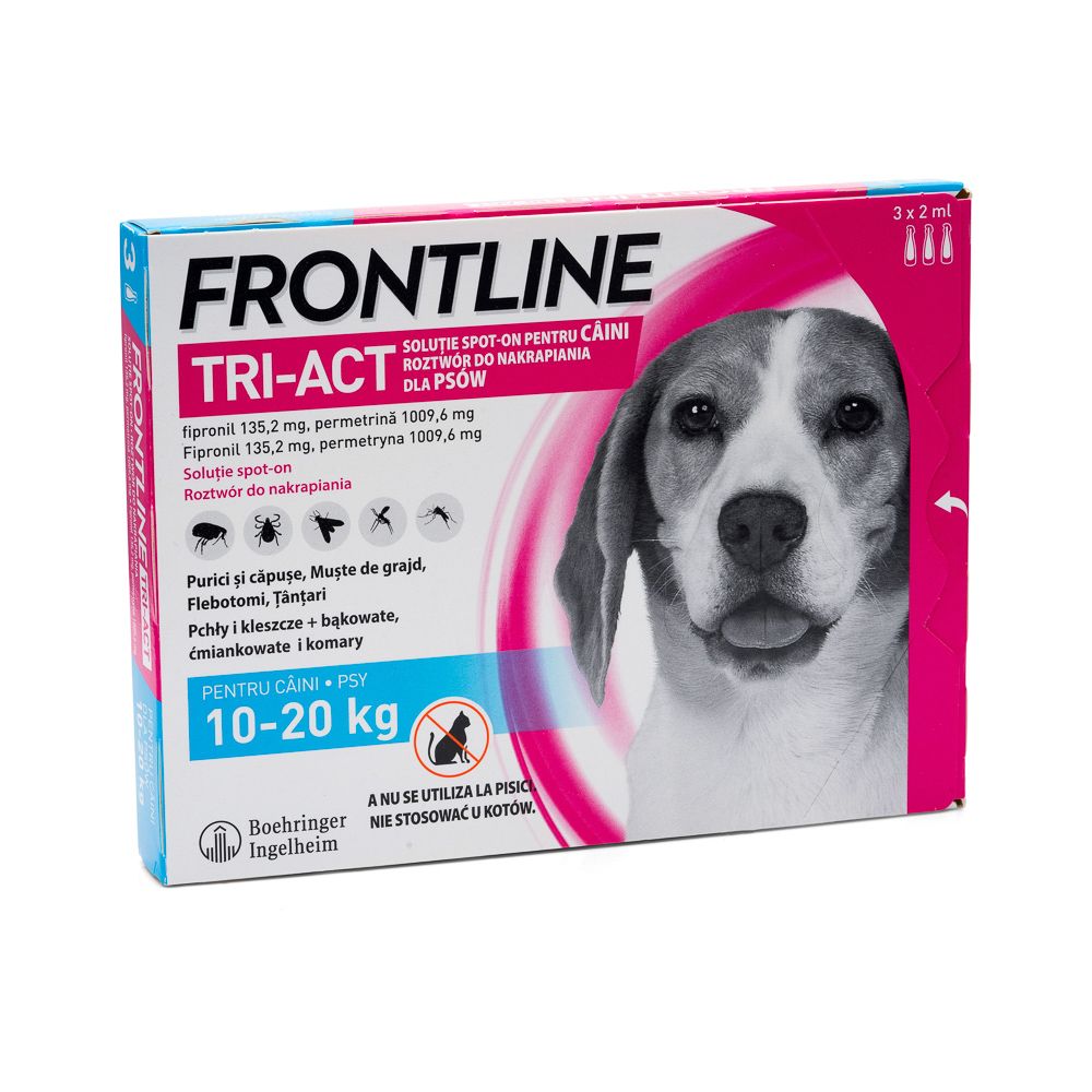Frontline TRI-ACT M 10-20kg 3pip