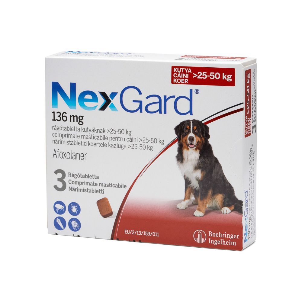 Nexgard dog XL 25-50kg 3tb
