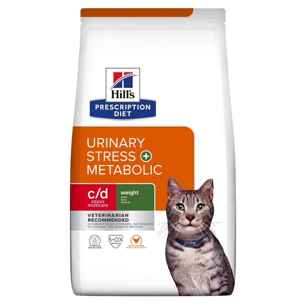 PD FELINE C/D STRESS + METABOLIC 8 KG