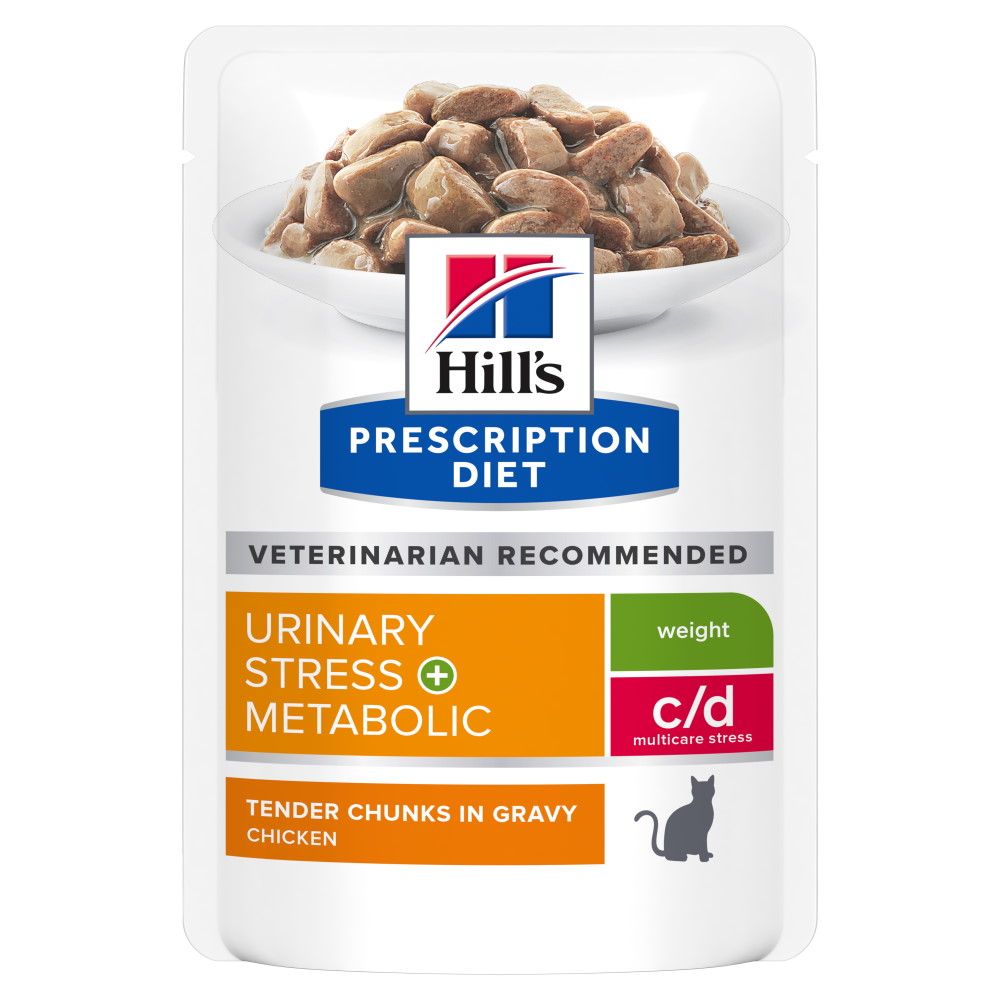 PD FELINE C/D STRESS + METABOLIC 12x85 G (PLICURI)