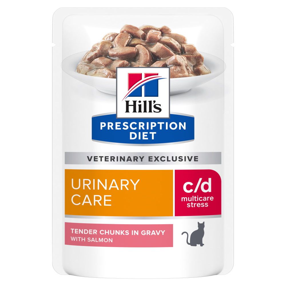 PD FELINE C/D MUL STRESS SOMON 12x85 G (PLICURI)
