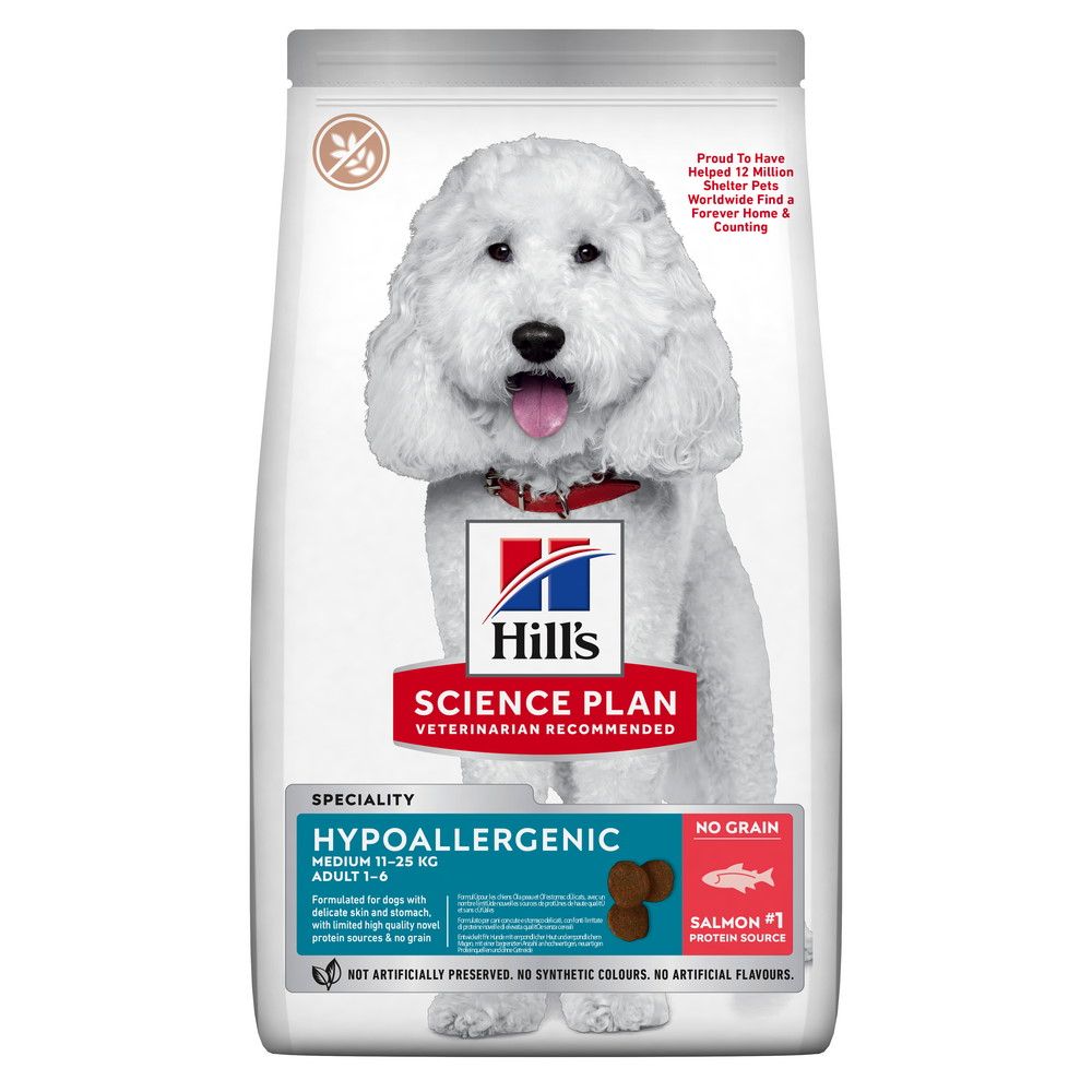 SP CANINE ADULT MED HYPOALLERGENIC NO GRAIN 2.5 KG