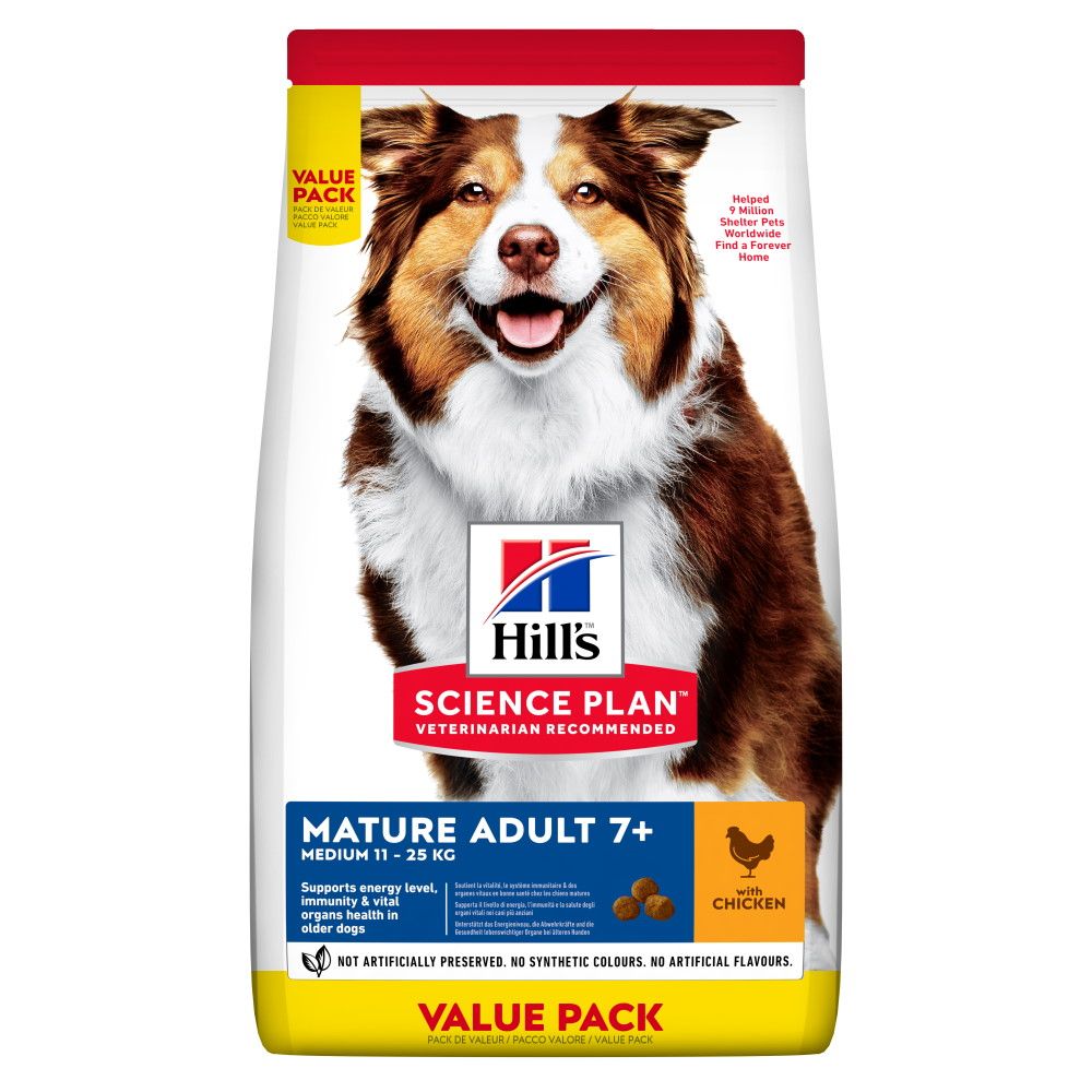 SP CANINE MATURE MED CHK 18 KG VALPK