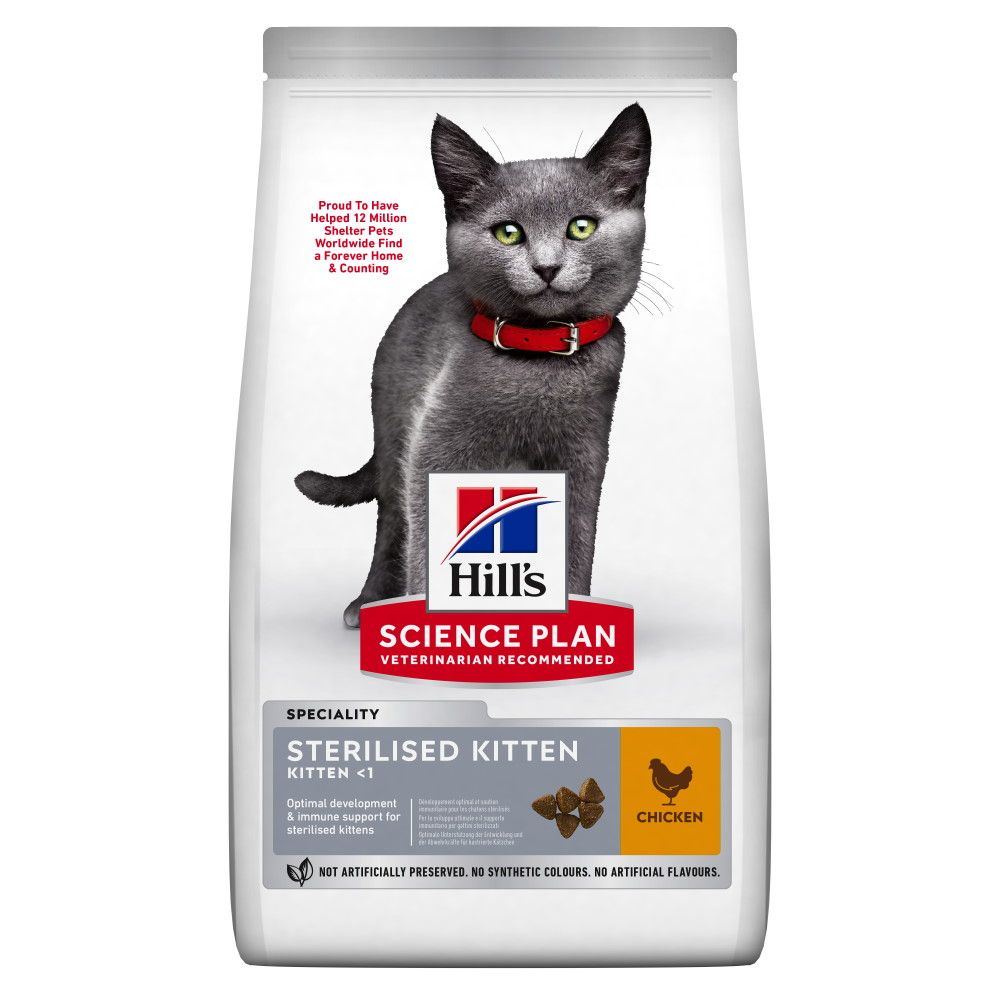 SP FELINE KITTEN STERILISED CHK 10 KG