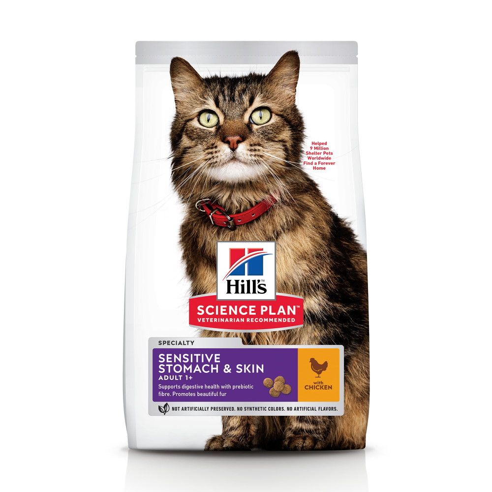 SP FELINE ADULT SKIN & STOMACH CHK 300 G