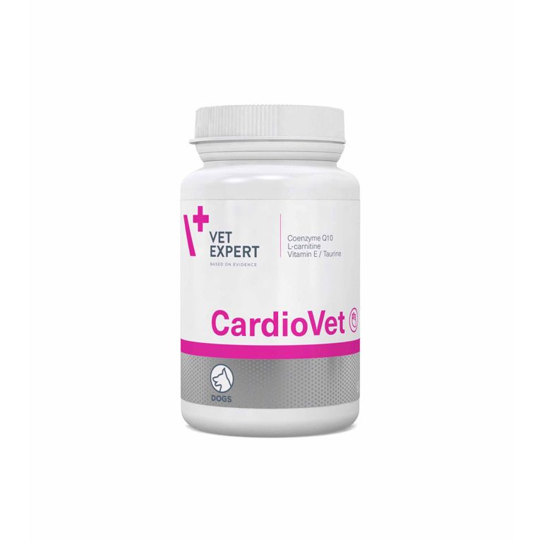Supliment pentru sustinerea functiei cardiace la caini CardioVet, VetExpert, 90 tablete