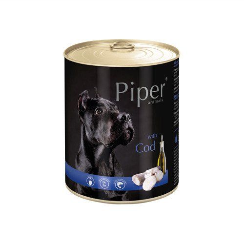 Hrana umeda Piper Animals, cod, conserva, 800 g