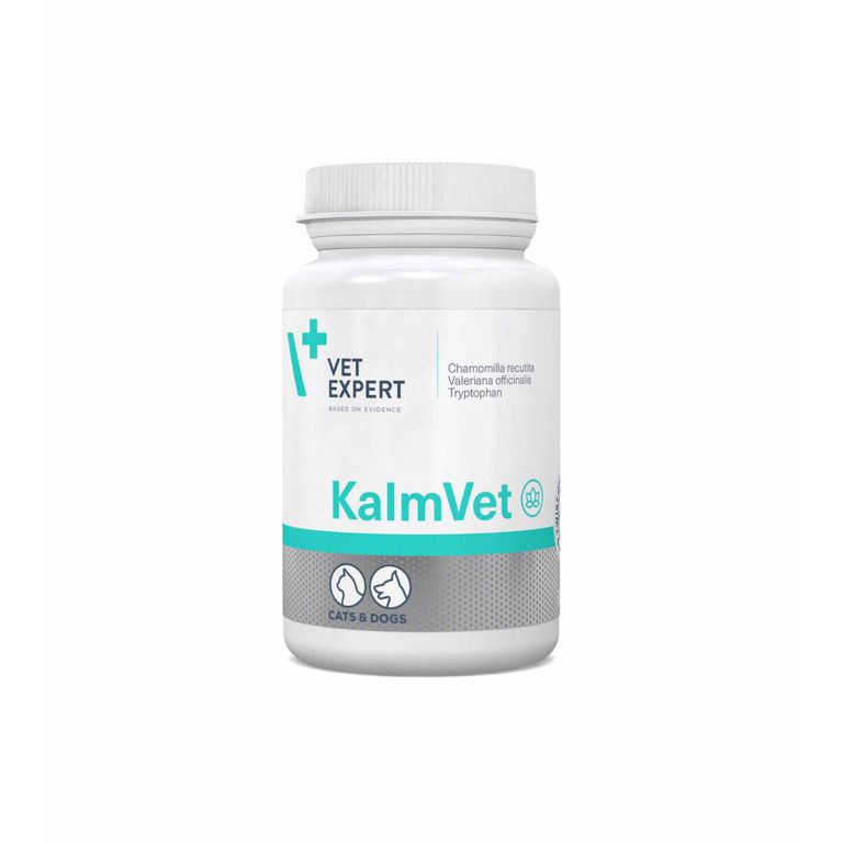 Supliment pentru calmarea stresului si anxietatii KalmVet Twist Off, VetExpert, 60 capsule