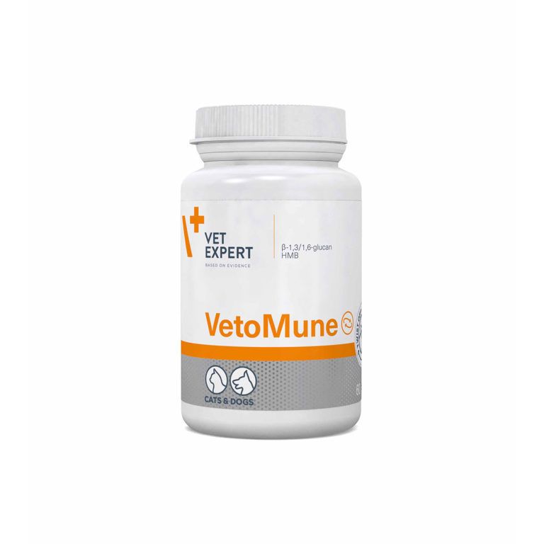 Supliment pentru imbunatatirea imunitatii non-specifice la caini si pisici VetoMune Twist OFF, Vet Expert, 60 capsule